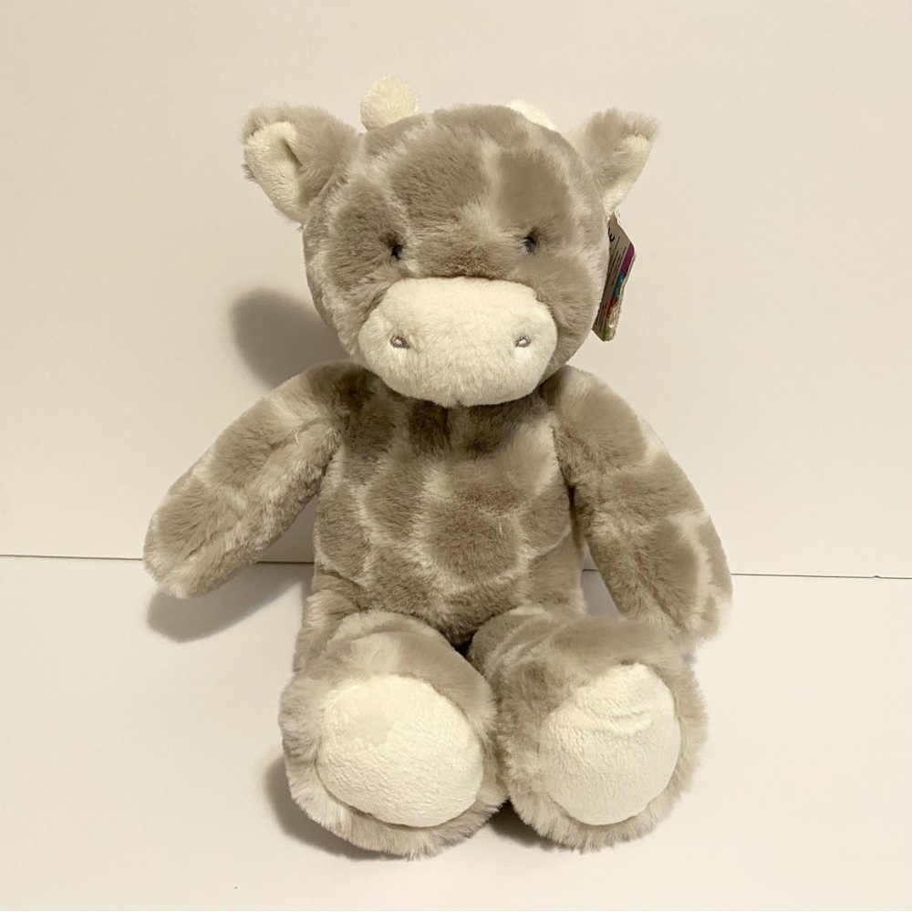 Ebba Giraffe Super Soft Plush Grey White 14" Stuffed Animal Toy Lovey Bear New
